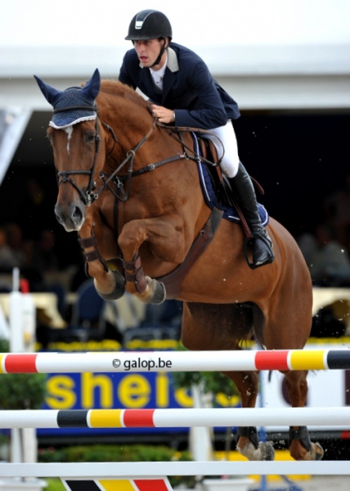 WEN HULSTERLO (10/2/2012) - Pieter De Vos & Candy eindigen 5e in proef 1.45m