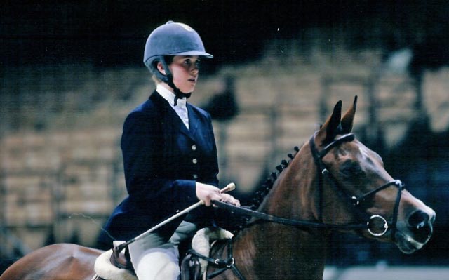 Karline De Brabander en Fragance 2e in 125m op de 1e wedstrijd GHT