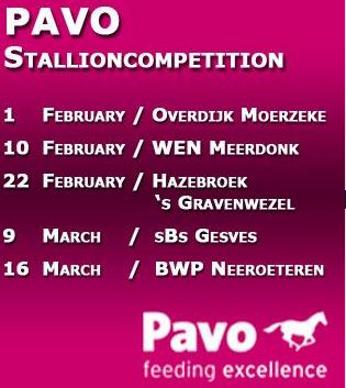 PAVO HENGSTENCOMPETITIE MOERZEKE